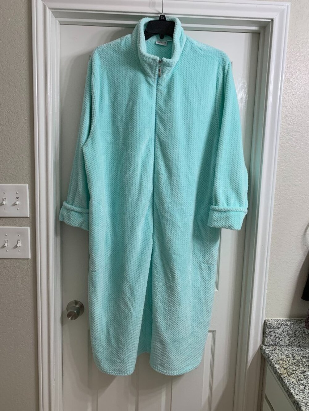 Kim Rogers Brand Mint Green Robe, Size 3X